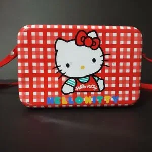 Hello Kitty Accessories Vintage 99 Hello Kitty Red Tin Metal